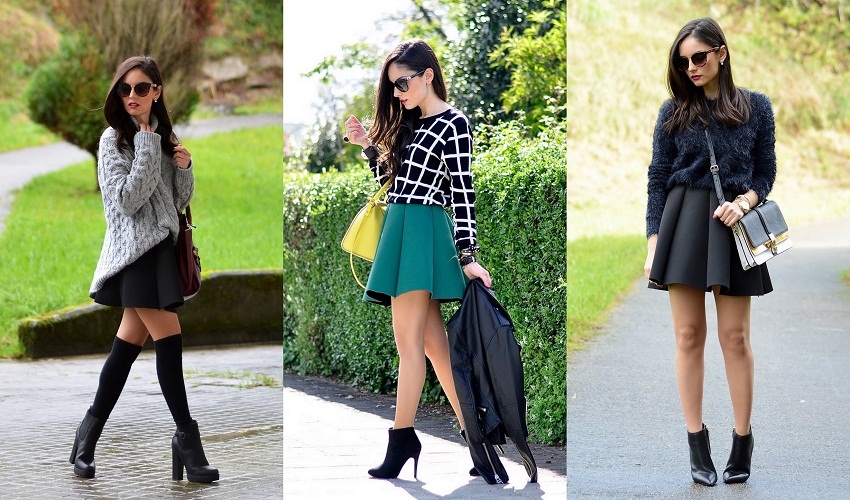And fashionable and warm! 10 stylish skirts for cold weather