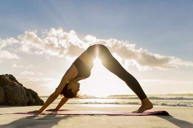 Yoga thus reduces stress and anxiety