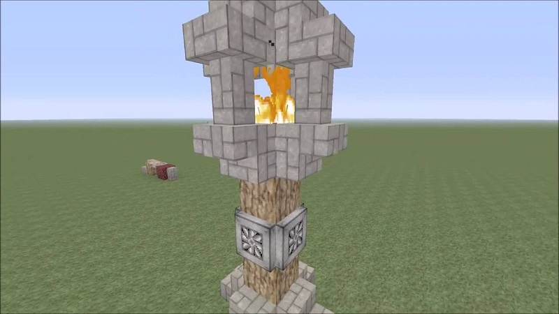 How to make a torch in Minecraft