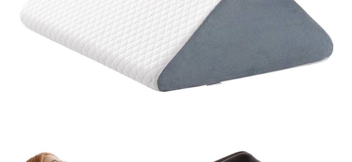 a firm recovery wedge pillow after surgery with gentle torso elevation
