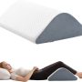 a firm recovery wedge pillow after surgery with gentle torso elevation