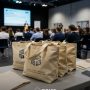 Boost your brand at events with custom printed conference bags with logo. High-quality, stylish, and perfect for promos. Shop your branded tote bags now!