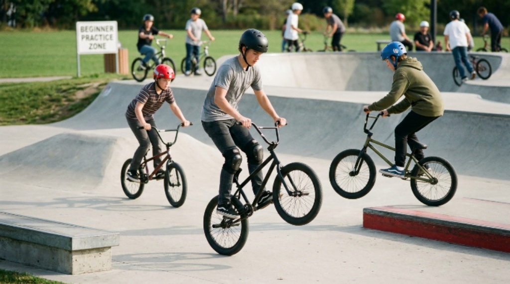 Beginner BMX skills before advanced moves
